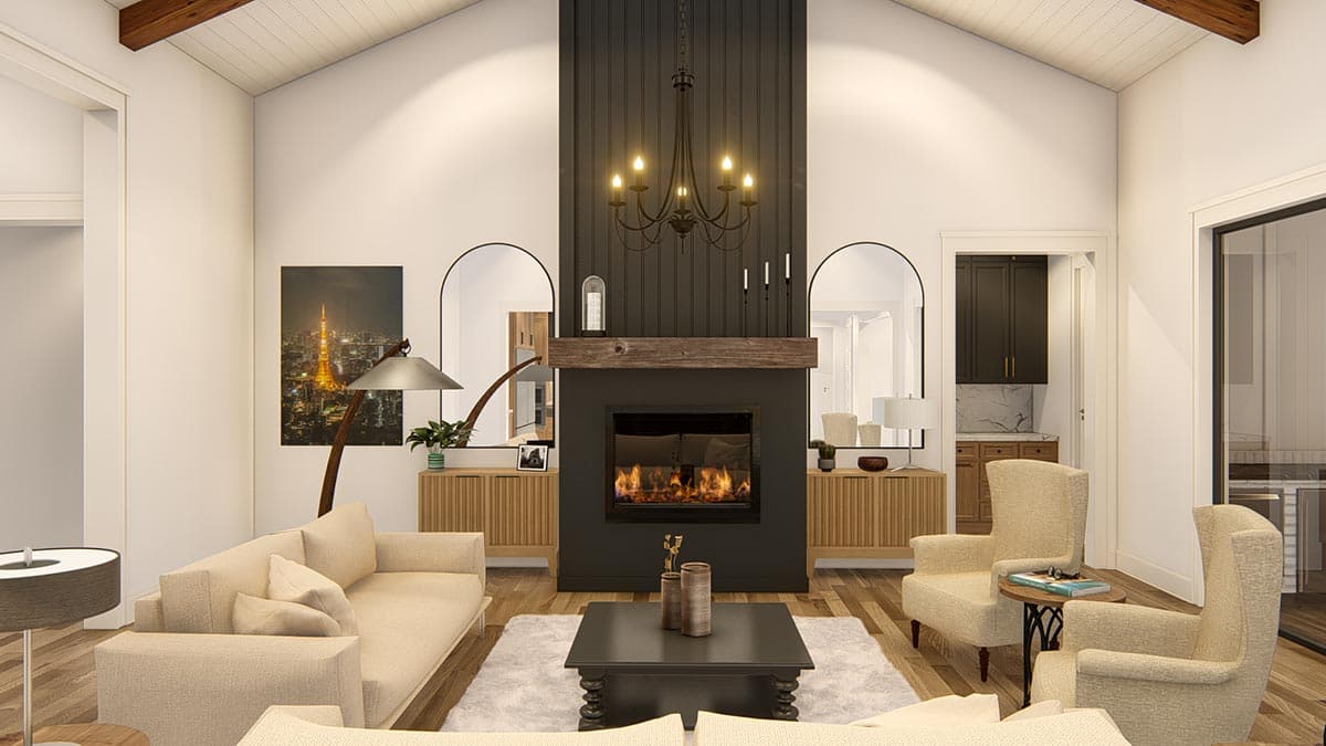 Plan 25427TF: New American House Plan with Guest Suite and Office - 4683 Sq Ft - Image #18 - Country, Craftsman, New American, Ranch, Transitional