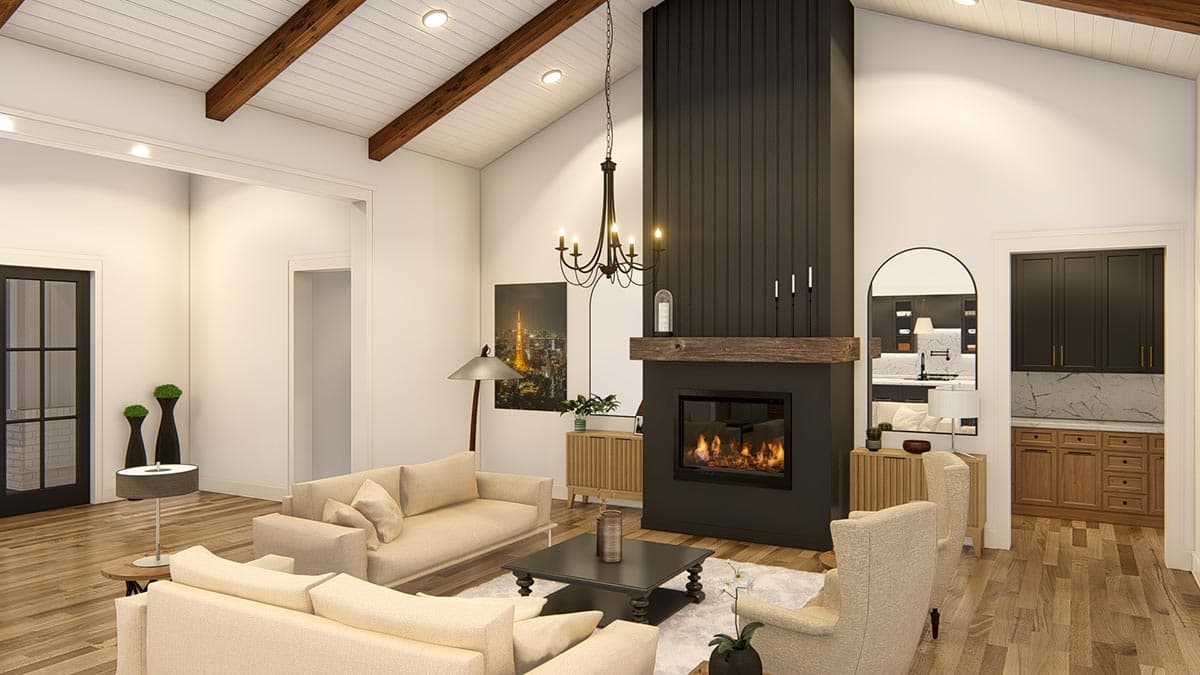 Plan 25427TF: New American House Plan with Guest Suite and Office - 4683 Sq Ft - Image #20 - Country, Craftsman, New American, Ranch, Transitional