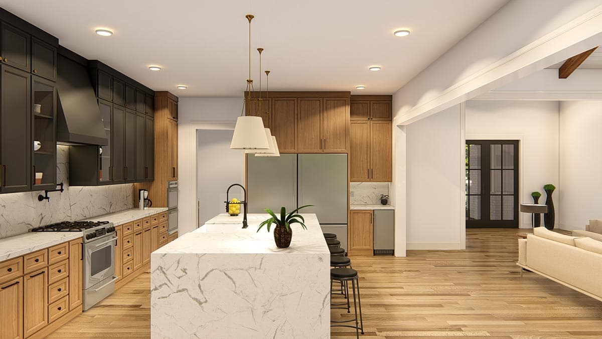 Plan 25427TF: New American House Plan with Guest Suite and Office - 4683 Sq Ft - Image #27 - Country, Craftsman, New American, Ranch, Transitional