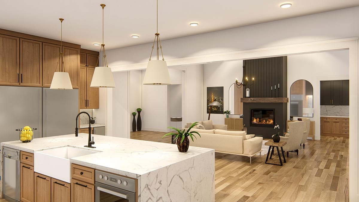 Plan 25427TF: New American House Plan with Guest Suite and Office - 4683 Sq Ft - Image #28 - Country, Craftsman, New American, Ranch, Transitional