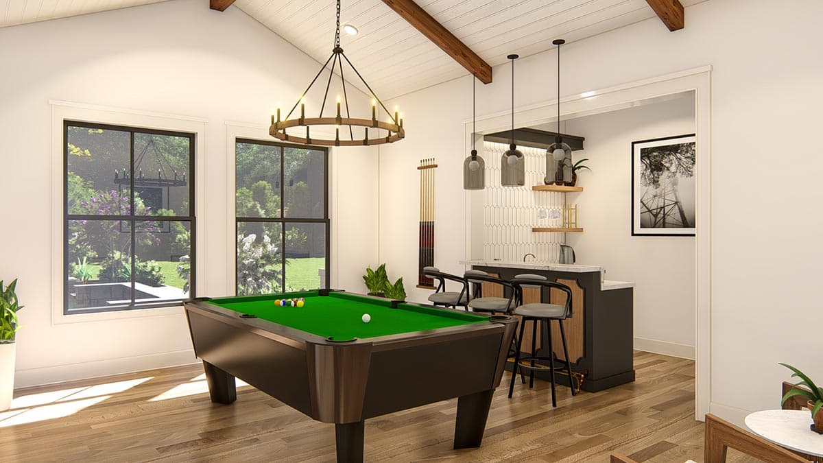 Plan 25427TF: New American House Plan with Guest Suite and Office - 4683 Sq Ft - Image #29 - Country, Craftsman, New American, Ranch, Transitional