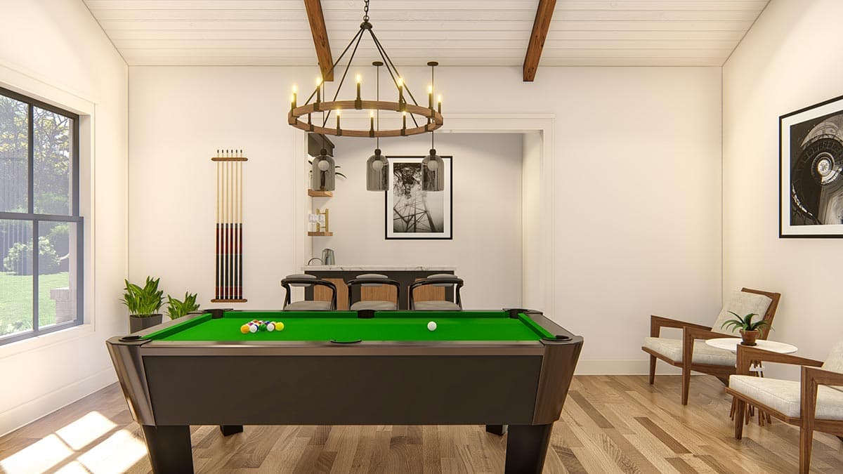 Plan 25427TF: New American House Plan with Guest Suite and Office - 4683 Sq Ft - Image #30 - Country, Craftsman, New American, Ranch, Transitional