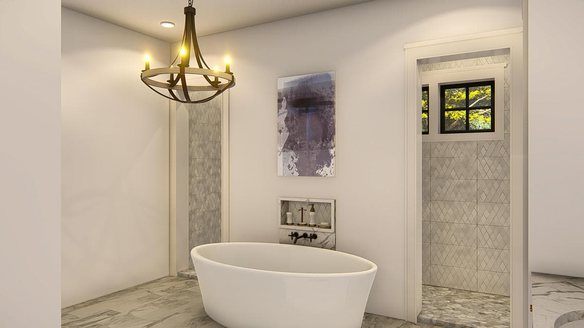 Plan 25427TF: New American House Plan with Guest Suite and Office - 4683 Sq Ft - Image #42 - Country, Craftsman, New American, Ranch, Transitional