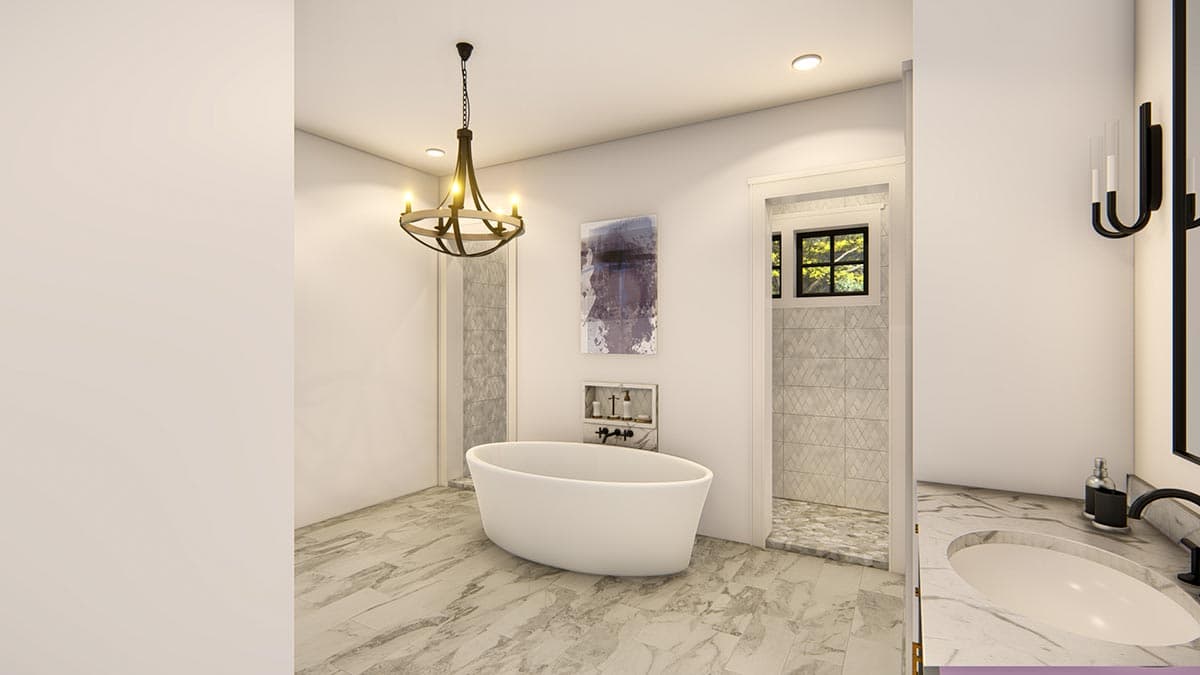 Plan 25427TF: New American House Plan with Guest Suite and Office - 4683 Sq Ft - Image #43 - Country, Craftsman, New American, Ranch, Transitional