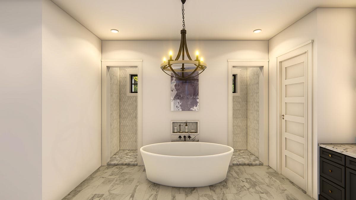 Plan 25427TF: New American House Plan with Guest Suite and Office - 4683 Sq Ft - Image #45 - Country, Craftsman, New American, Ranch, Transitional