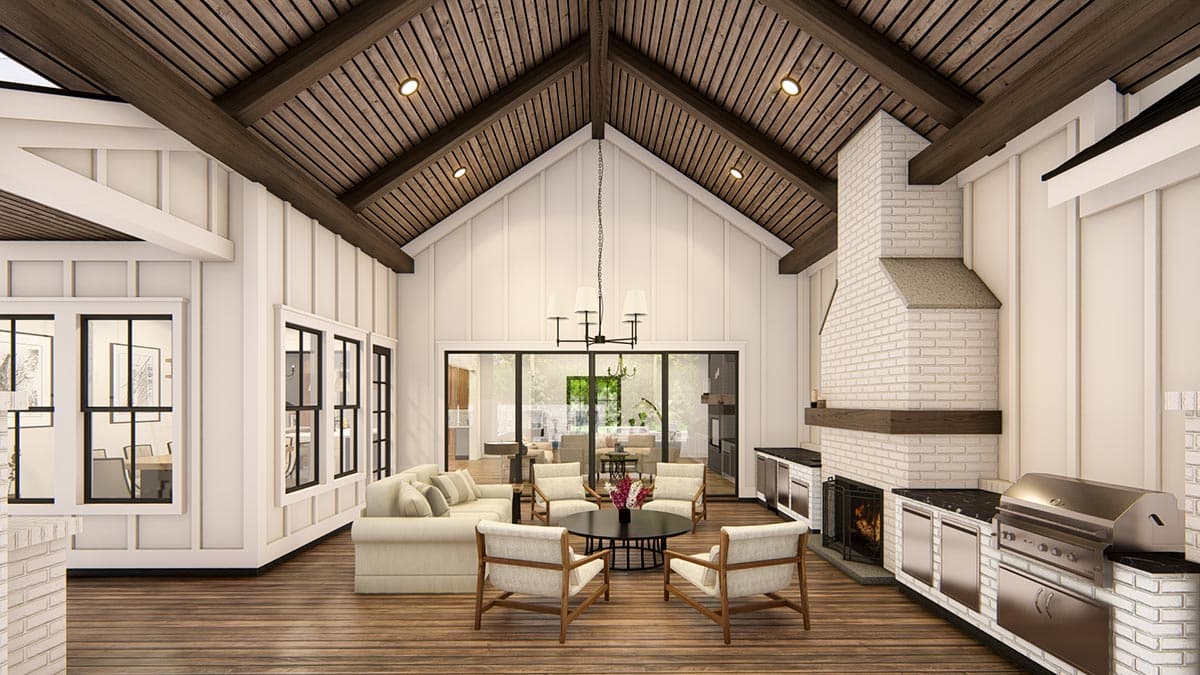 Plan 25427TF: New American House Plan with Guest Suite and Office - 4683 Sq Ft - Image #49 - Country, Craftsman, New American, Ranch, Transitional