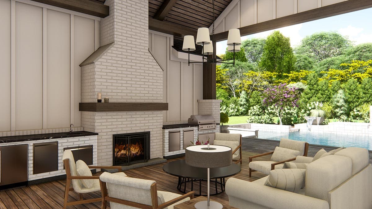 Plan 25427TF: New American House Plan with Guest Suite and Office - 4683 Sq Ft - Image #50 - Country, Craftsman, New American, Ranch, Transitional