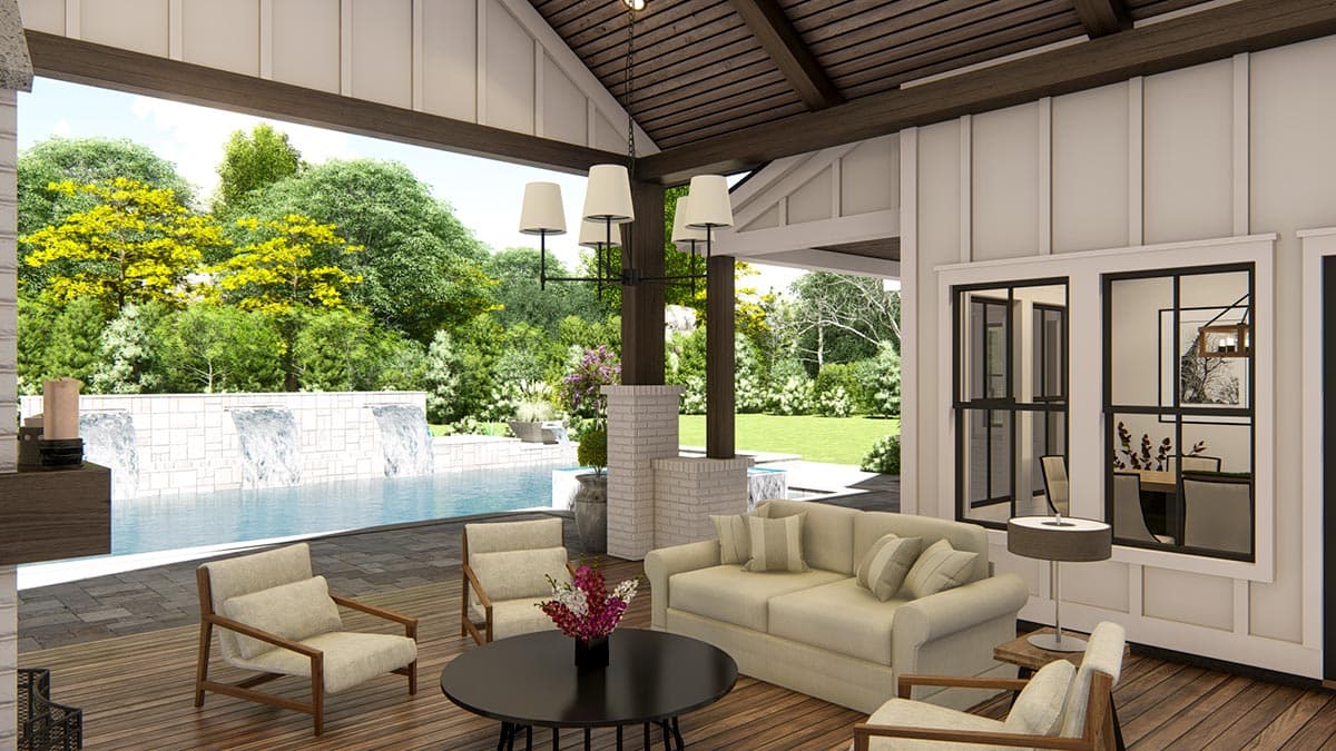 Plan 25427TF: New American House Plan with Guest Suite and Office - 4683 Sq Ft - Image #51 - Country, Craftsman, New American, Ranch, Transitional