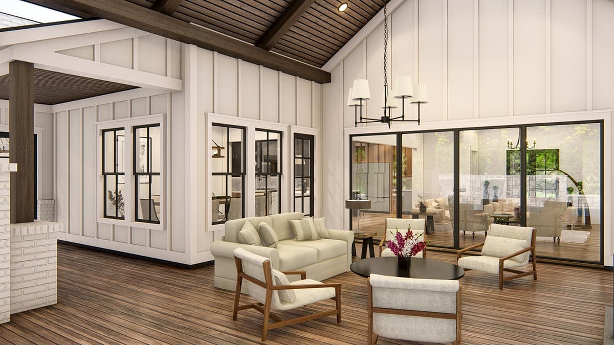 Plan 25427TF: New American House Plan with Guest Suite and Office - 4683 Sq Ft - Image #52 - Country, Craftsman, New American, Ranch, Transitional