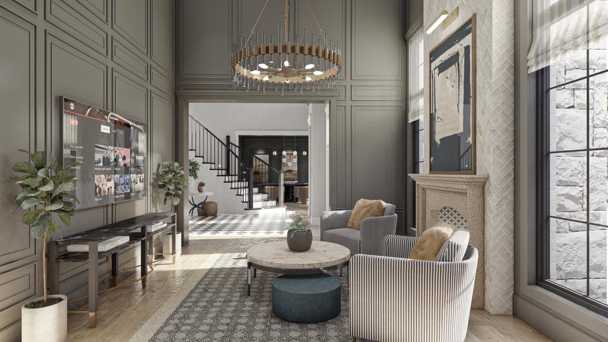 Plan 623157DJ: 5-Bed Transitional Home Plan Under 5500 Square Feet with Courtyard Parking for 6 Cars - Image #16 - Contemporary, Country, European, Southern, Transitional