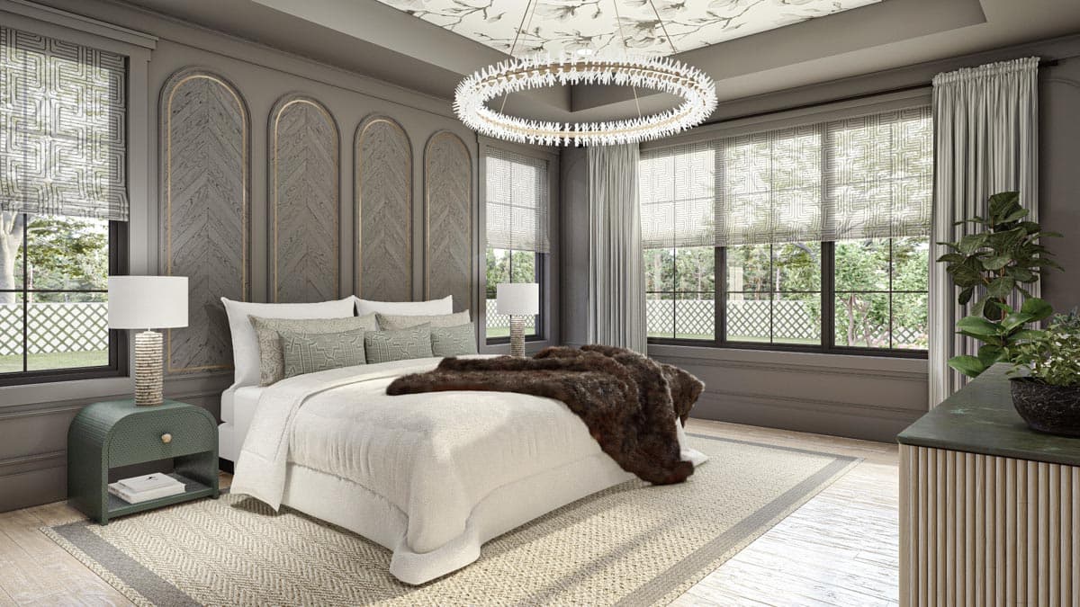 Plan 623157DJ: 5-Bed Transitional Home Plan Under 5500 Square Feet with Courtyard Parking for 6 Cars - Image #27 - Contemporary, Country, European, Southern, Transitional