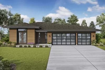 4-Bed Modern Prairie-Style Ranch with In-Law Suite - 2703