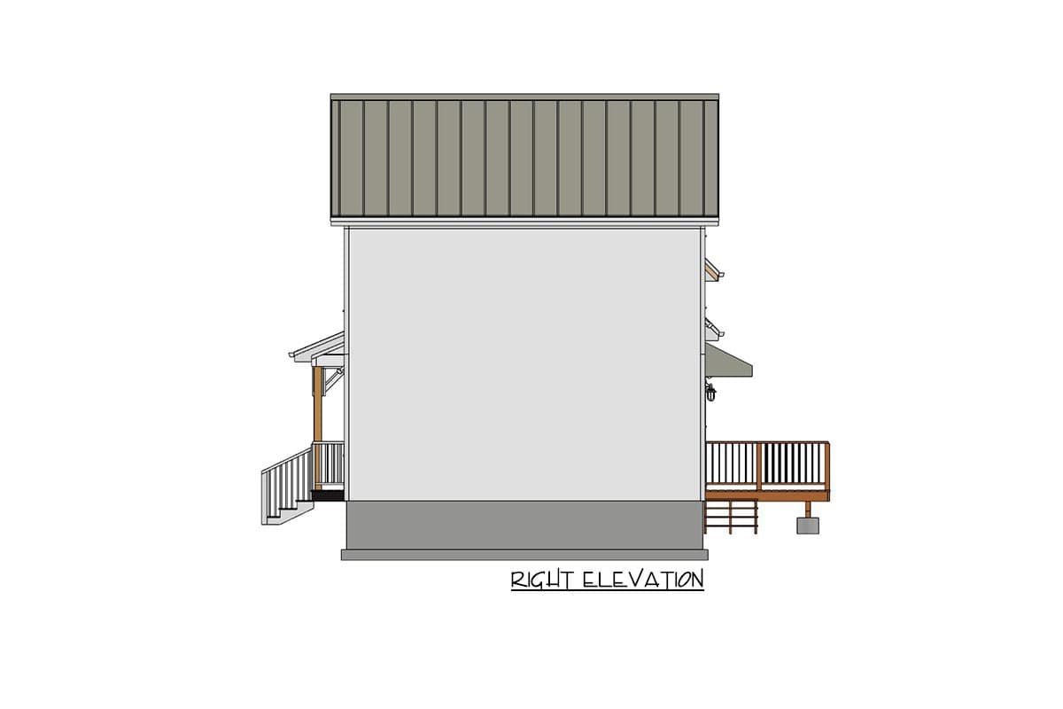 Plan 430823SNG: 1121 Square Foot Farmhouse Cottage with 3 Bedrooms - Image #14 - Cottage, Country, Farmhouse, Modern Farmhouse, New American