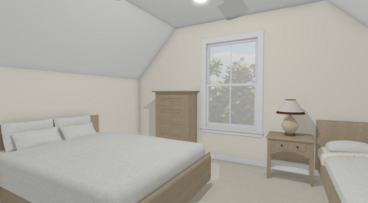 Plan 430823SNG: 1121 Square Foot Farmhouse Cottage with 3 Bedrooms - Image #9 - Cottage, Country, Farmhouse, Modern Farmhouse, New American