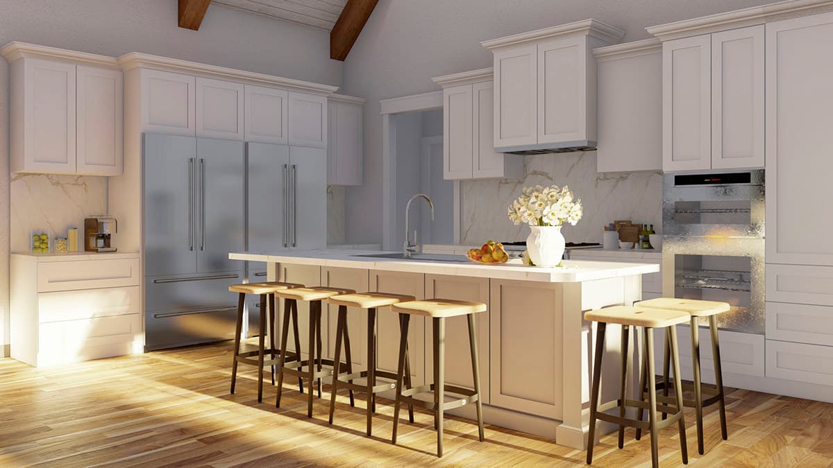 Plan 70827MK: Rustic 2400 Square Foot 3-Bed Ranch Home Plan with Home Office  - Image #10 - New American, Ranch, Traditional