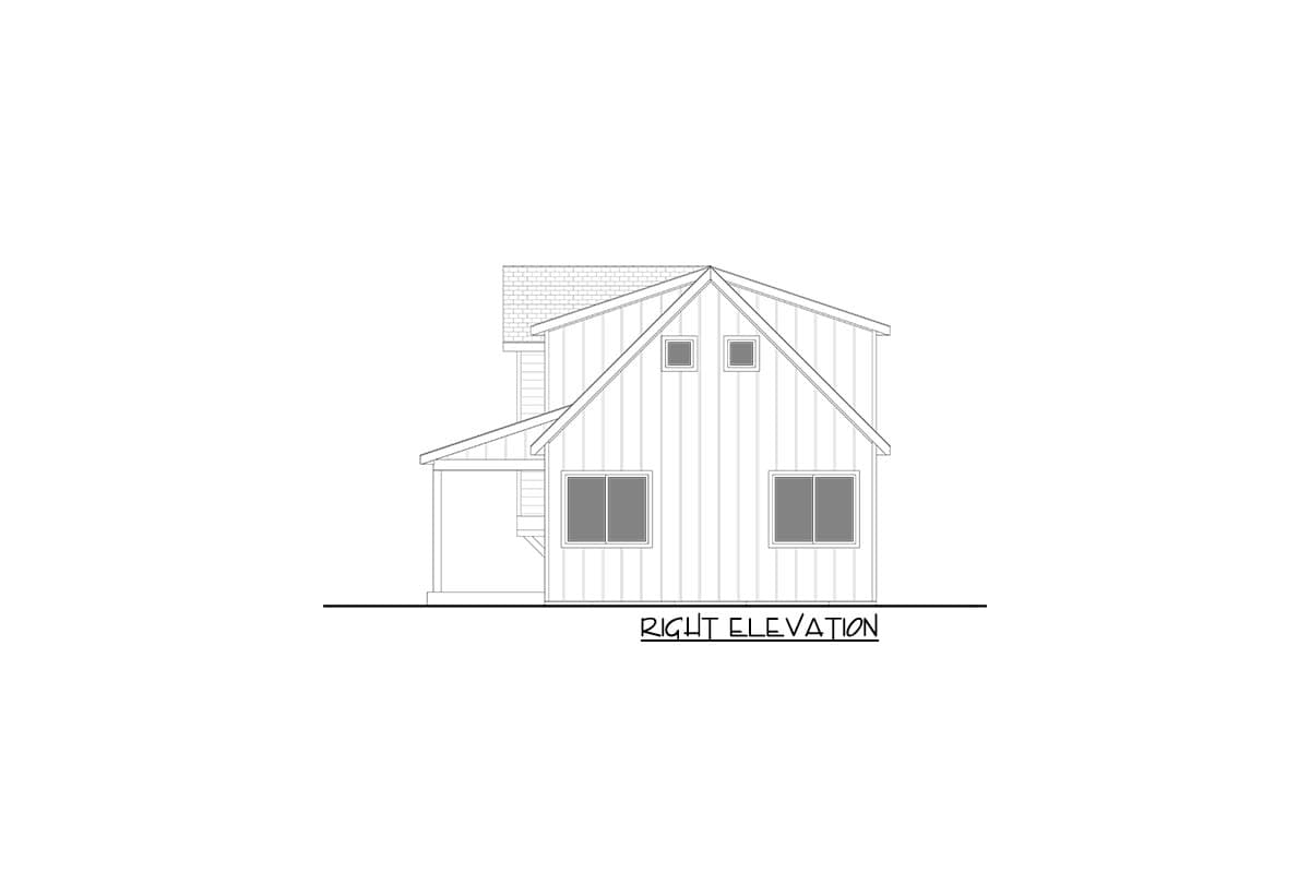 Plan 365028PED: 2-Story New American Craftsman Plan with Vaulted Great Room - Image #5 - Country, Craftsman, New American