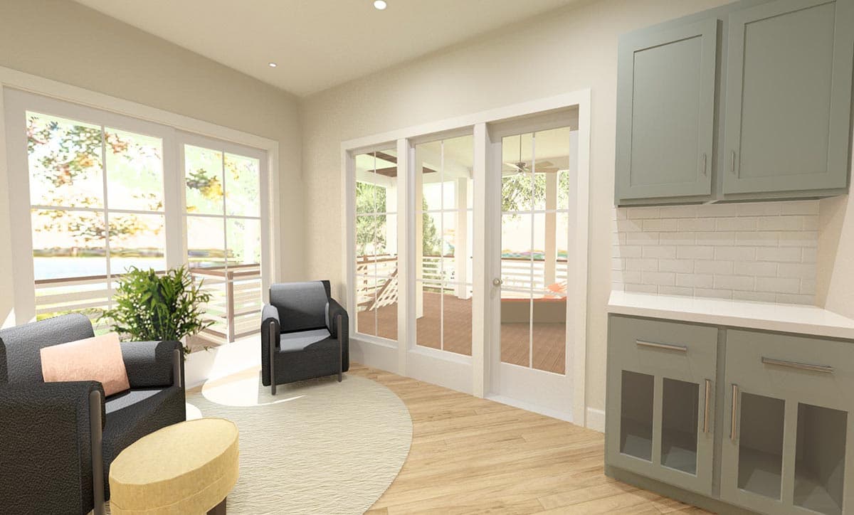 Plan 765044TWN: Coastal Stilt House Plan with Elevator and Second-level Living Space - Image #15 - Beach, Coastal, Cottage, Florida-Style, Low Country, Southern, Vacation