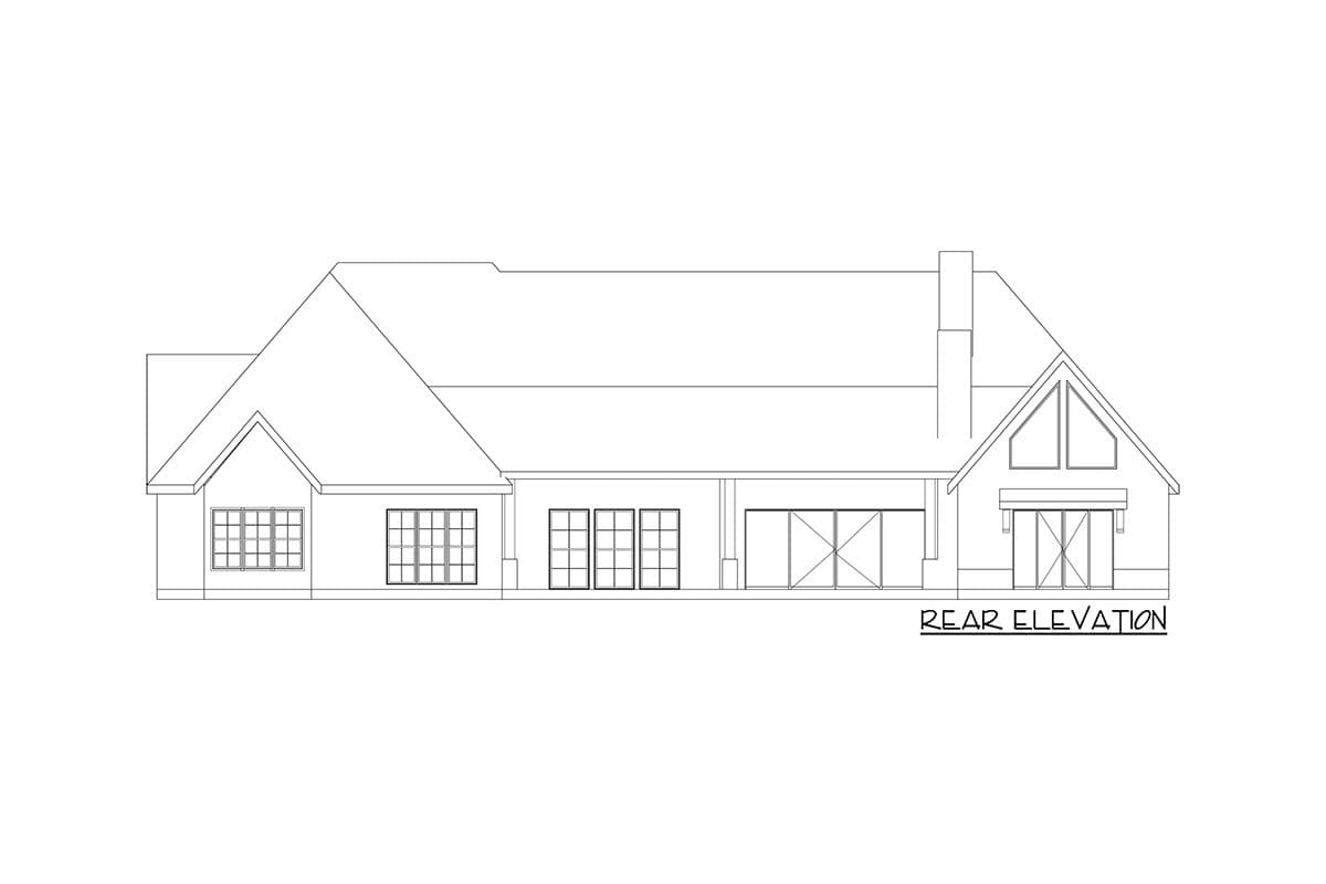 Plan 36681TX: One-level Hill Country Home Plan with Laundry in Owner's Closet - Image #4 - Hill Country, Ranch, Southern