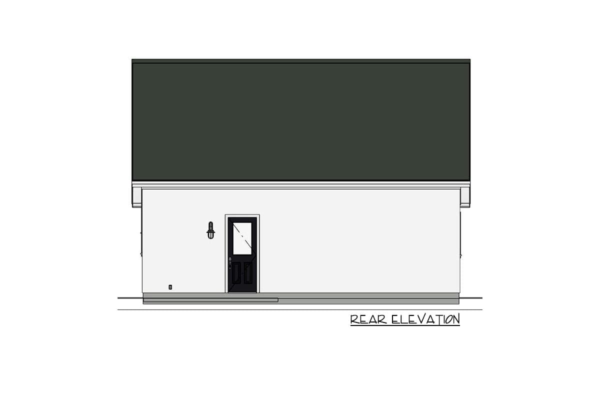 Plan 430824SNG: 950 Square Foot Country Home Plan with Rocking Chair Porch - Image #15 - Cabin, Country, Farmhouse, Rustic, Traditional