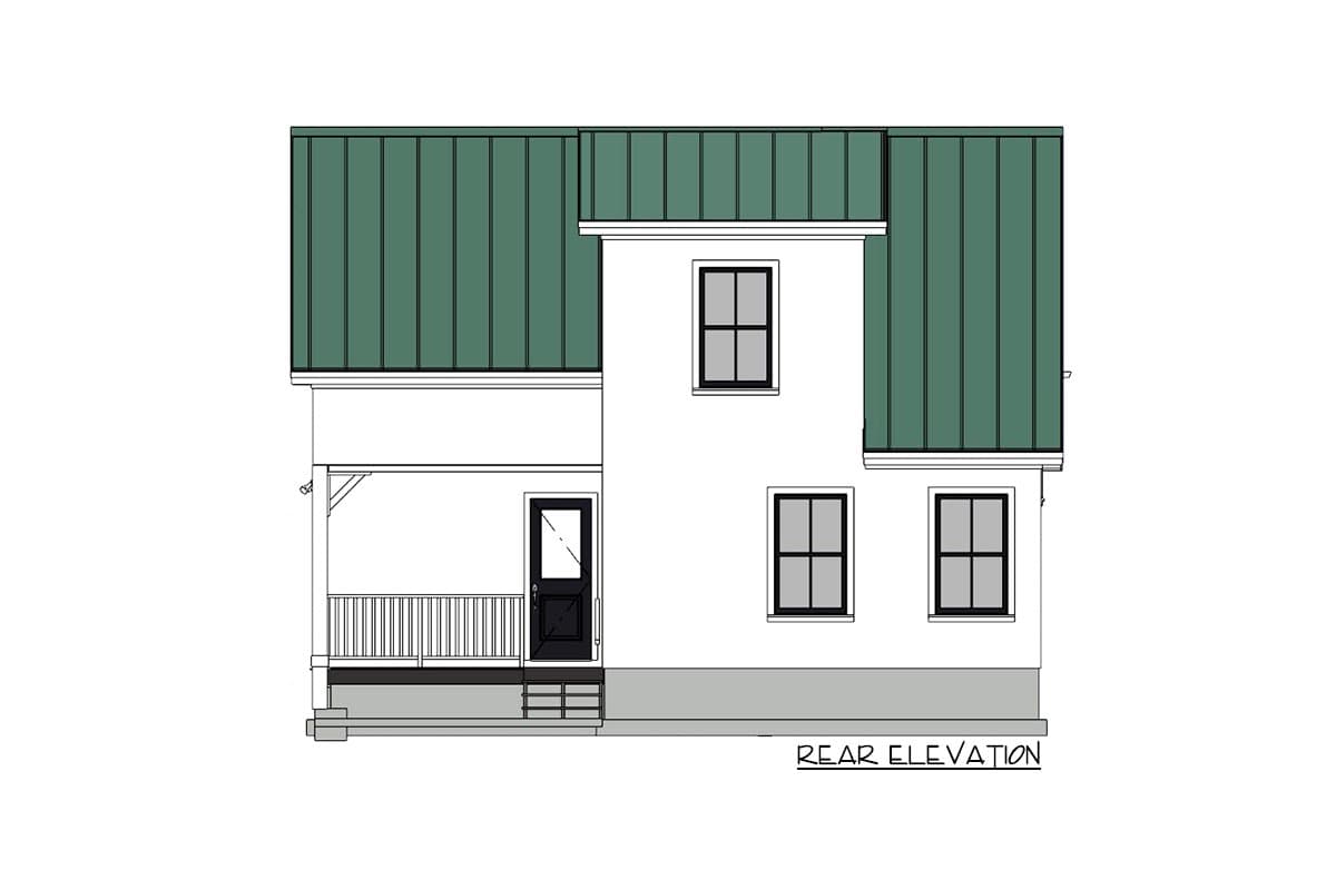 Plan 430826SNG: 3-Bed Cottage Just Over 1,000 Square Feet of Living Space - Image #19 - Cottage, Country, Modern Farmhouse, Vacation
