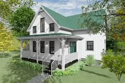3-Bed Cottage Just Over 1,000 Square Feet of Living Space