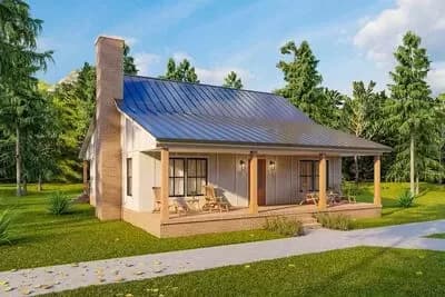 1,550 Square Foot Cottage with Loft 
