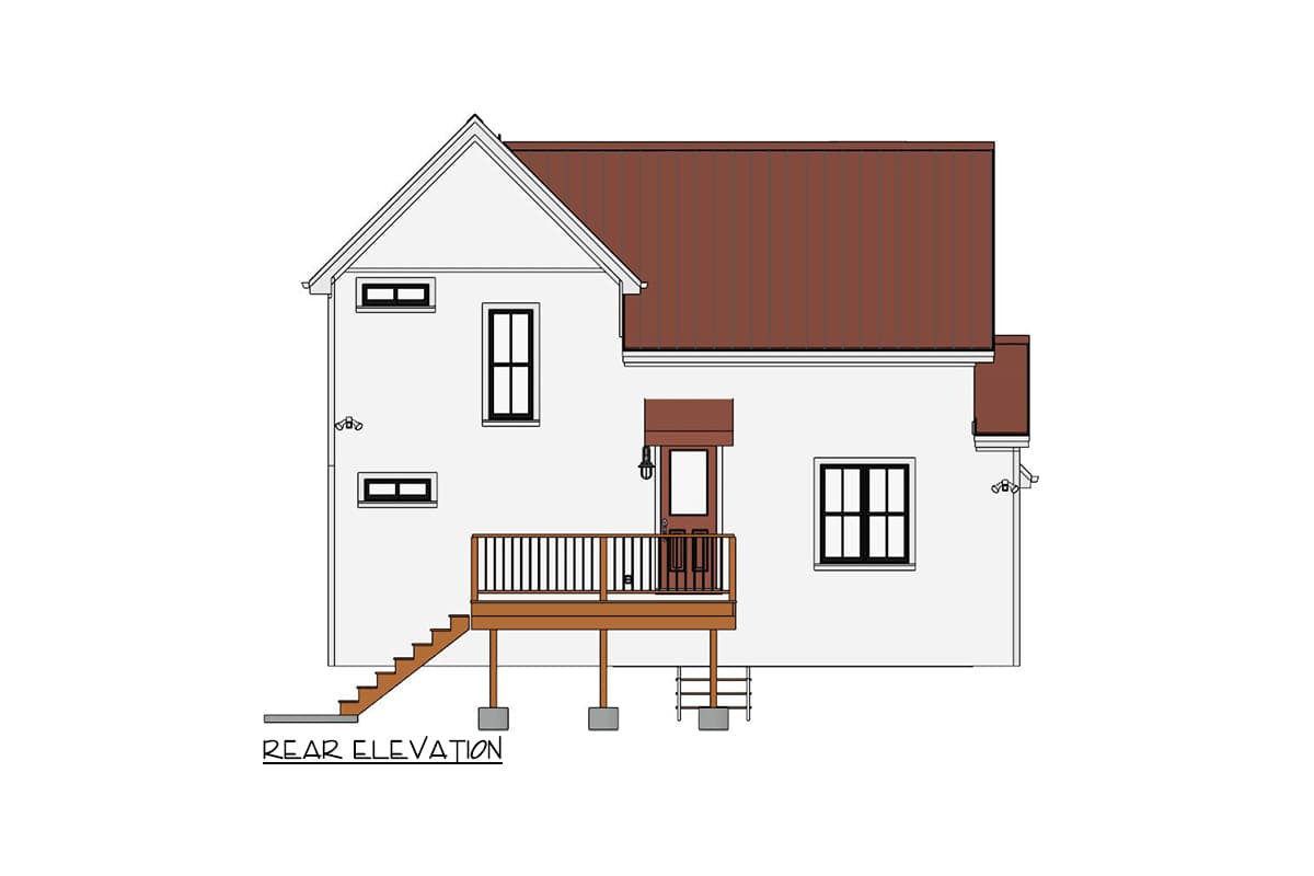 Plan 430827SNG: 3-Bed 960 Square Foot Country Cottage - Image #21 - Acadian, Cottage, Country, Farmhouse, Modern Farmhouse