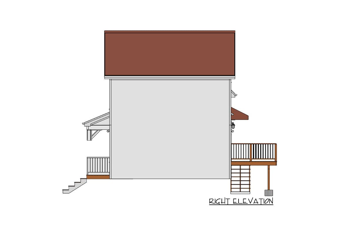 Plan 430827SNG: 3-Bed 960 Square Foot Country Cottage - Image #22 - Acadian, Cottage, Country, Farmhouse, Modern Farmhouse