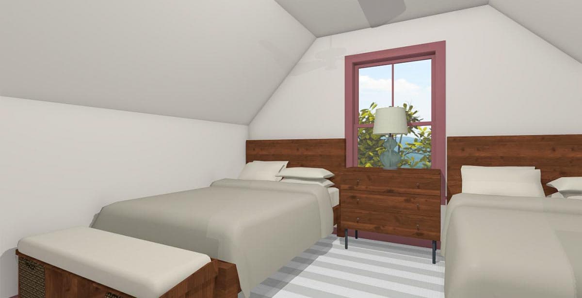 Plan 430827SNG: 3-Bed 960 Square Foot Country Cottage - Image #8 - Acadian, Cottage, Country, Farmhouse, Modern Farmhouse