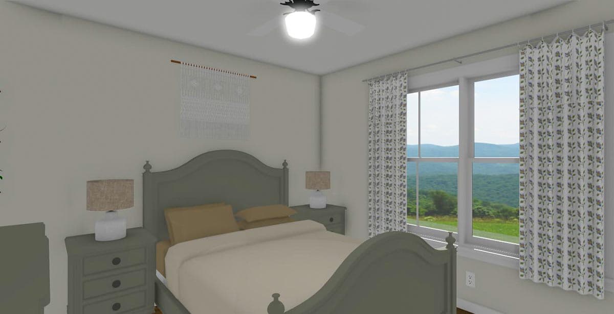 Plan 430827SNG: 3-Bed 960 Square Foot Country Cottage - Image #11 - Acadian, Cottage, Country, Farmhouse, Modern Farmhouse