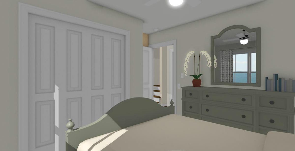Plan 430827SNG: 3-Bed 960 Square Foot Country Cottage - Image #12 - Acadian, Cottage, Country, Farmhouse, Modern Farmhouse