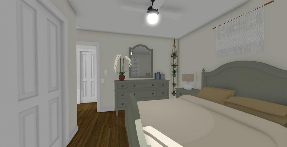 Plan 430827SNG: 3-Bed 960 Square Foot Country Cottage - Image #13 - Acadian, Cottage, Country, Farmhouse, Modern Farmhouse