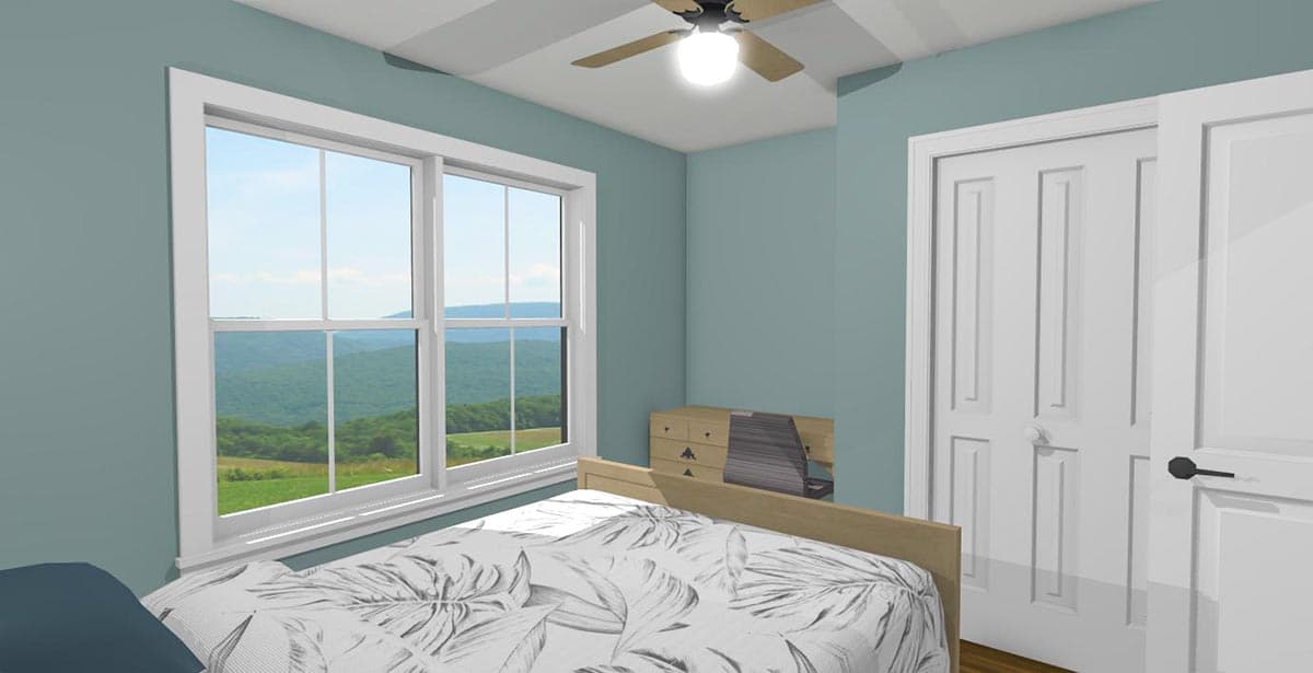 Plan 430827SNG: 3-Bed 960 Square Foot Country Cottage - Image #15 - Acadian, Cottage, Country, Farmhouse, Modern Farmhouse