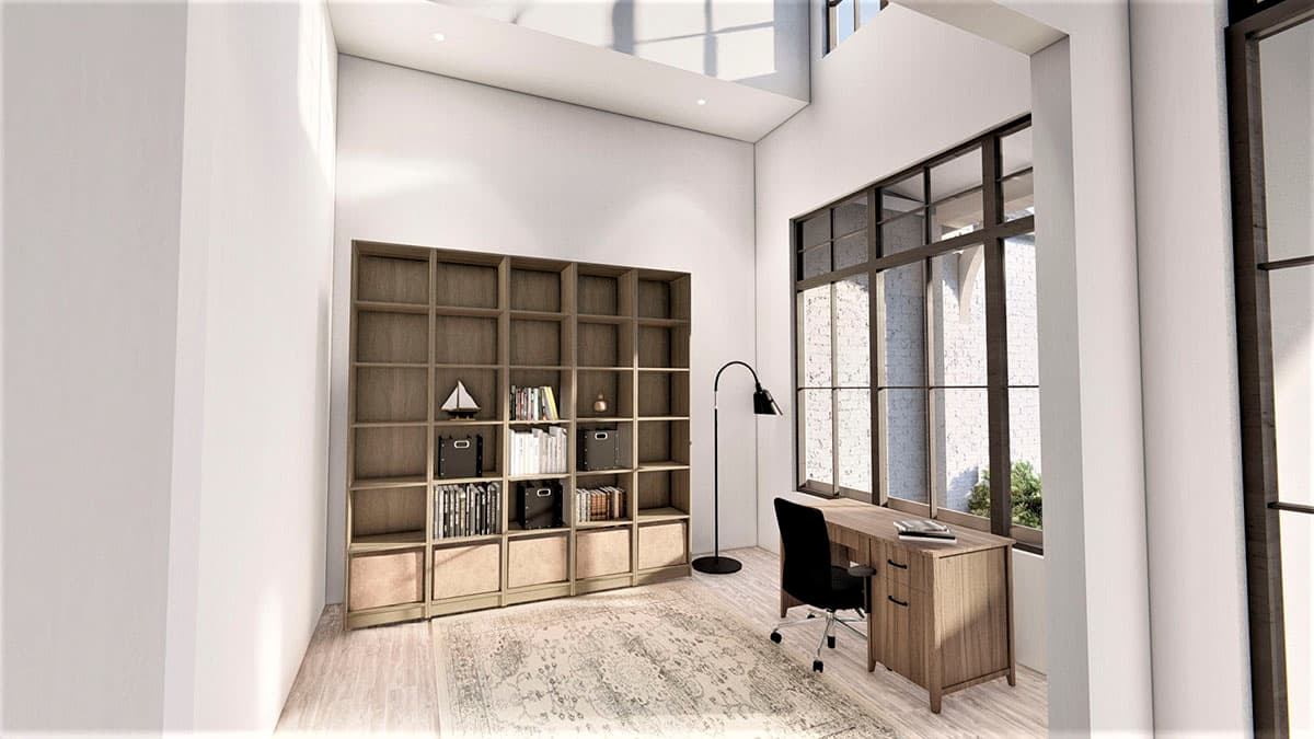 Plan 490078NAH: One-Story 2600 Square Foot Transitional Home Plan with Optional Lower Level Apartment - Image #11 - New American, Ranch, Transitional