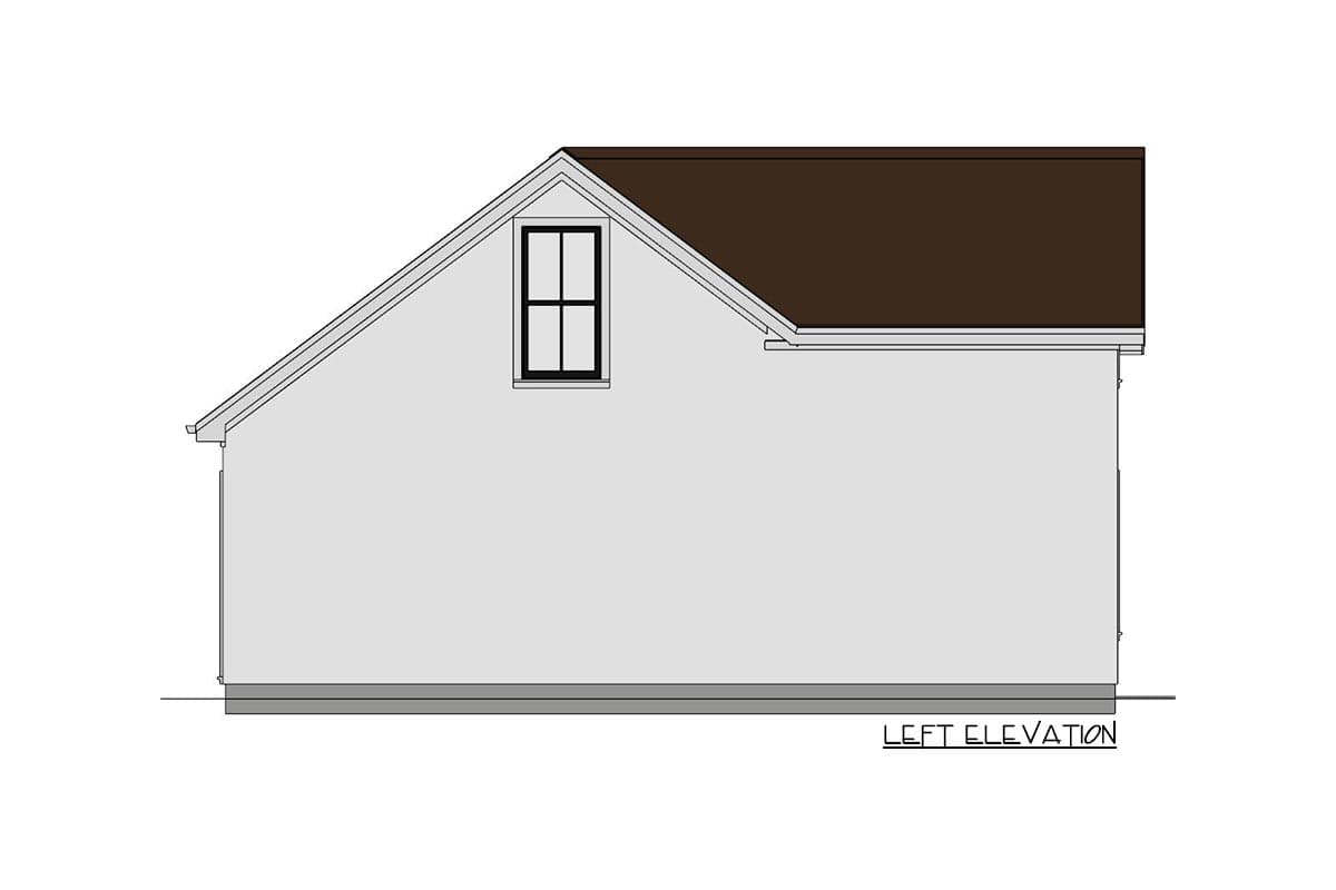 Plan 430828SNG: Compact Cottage Plan with Loft - Image #20 - Cottage, Country, Farmhouse
