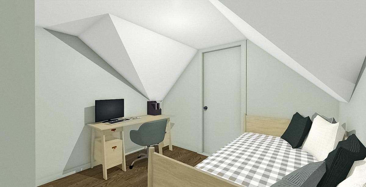 Plan 430828SNG: Compact Cottage Plan with Loft - Image #10 - Cottage, Country, Farmhouse