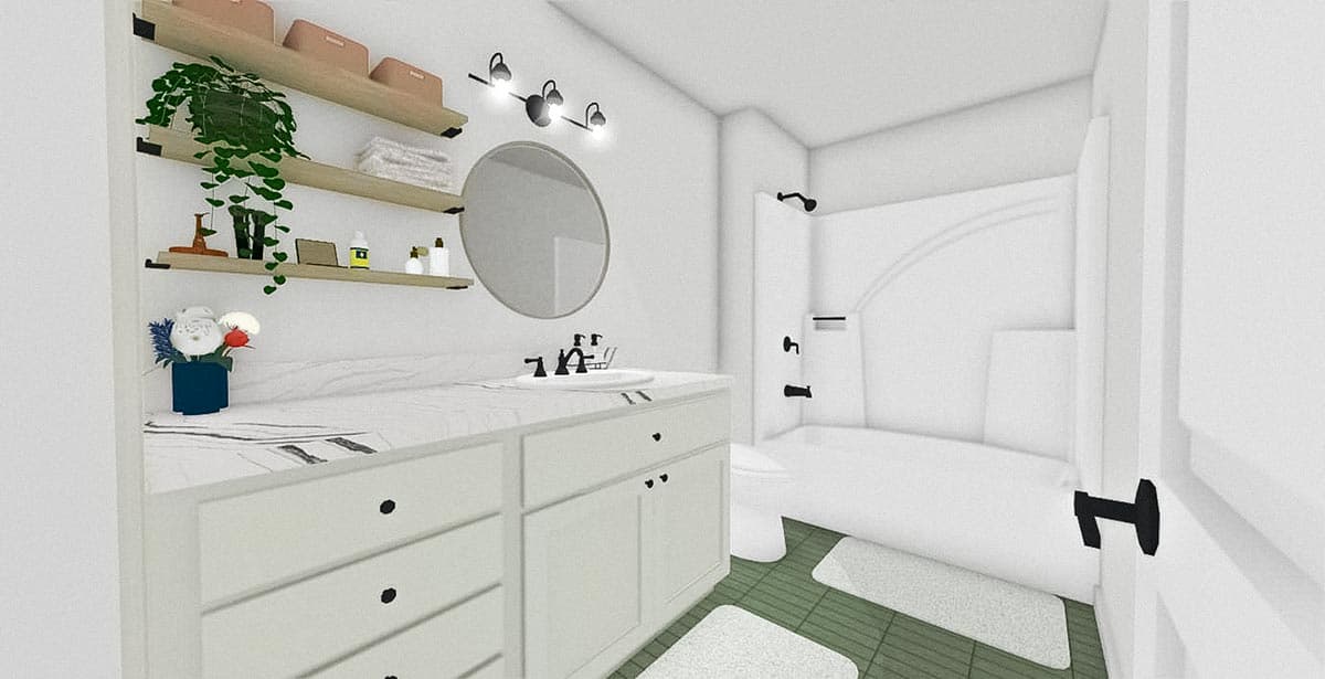 Plan 430828SNG: Compact Cottage Plan with Loft - Image #13 - Cottage, Country, Farmhouse