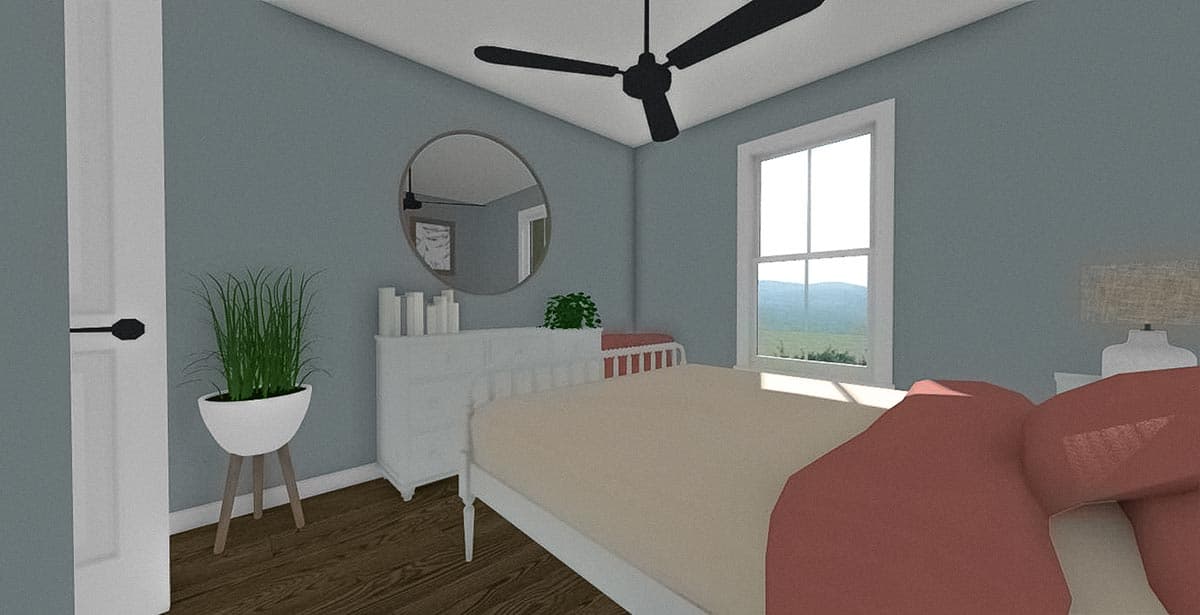 Plan 430828SNG: Compact Cottage Plan with Loft - Image #16 - Cottage, Country, Farmhouse