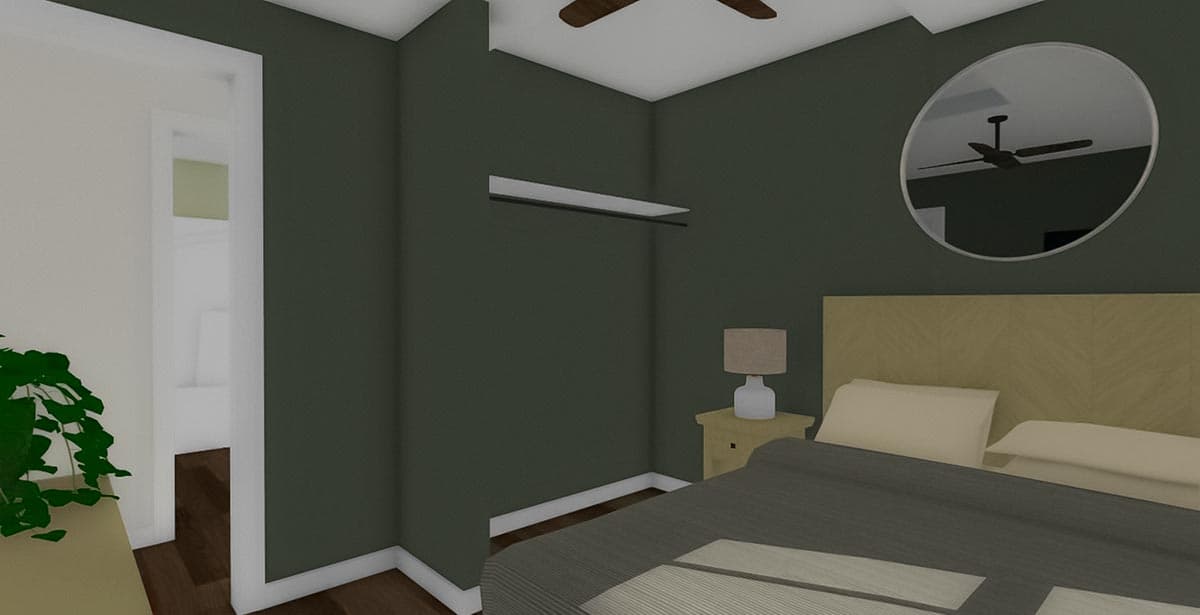 Plan 430829SNG: 800 Square Foot ADU Country Home Plan with 3 Beds - Image #15 - Cottage, Country, Craftsman, Farmhouse, Traditional