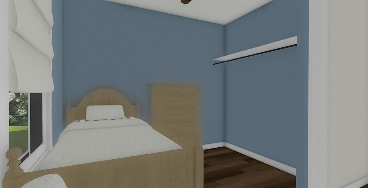 Plan 430829SNG: 800 Square Foot ADU Country Home Plan with 3 Beds - Image #20 - Cottage, Country, Craftsman, Farmhouse, Traditional