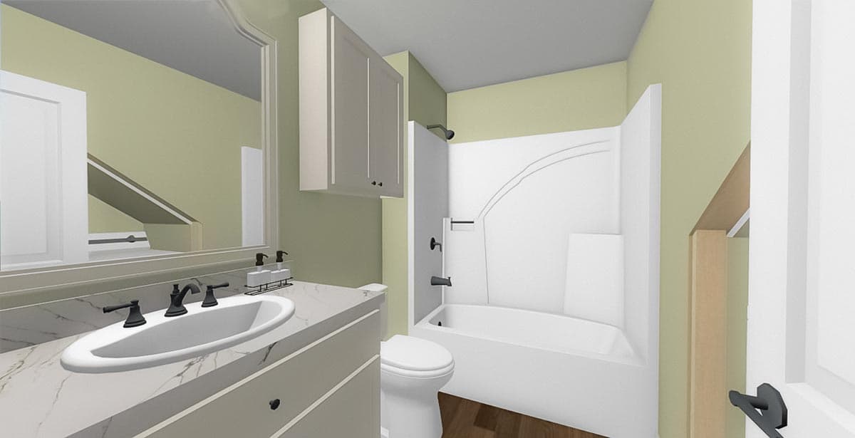 Plan 430829SNG: 800 Square Foot ADU Country Home Plan with 3 Beds - Image #23 - Cottage, Country, Craftsman, Farmhouse, Traditional