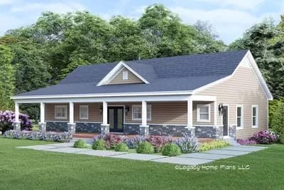 Country Ranch on a Walkout Basement with Lower Level Rec Room and Home Office