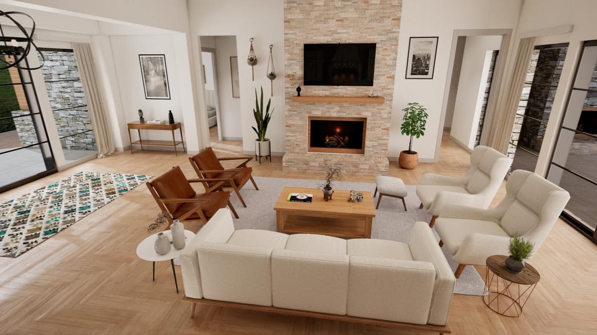 Plan 818030JSS: New American Ranch Plan with Private Primary Suite - 3564 Sq Ft - Image #16 - Cottage, Country, Craftsman, European, New American, Ranch, Transitional