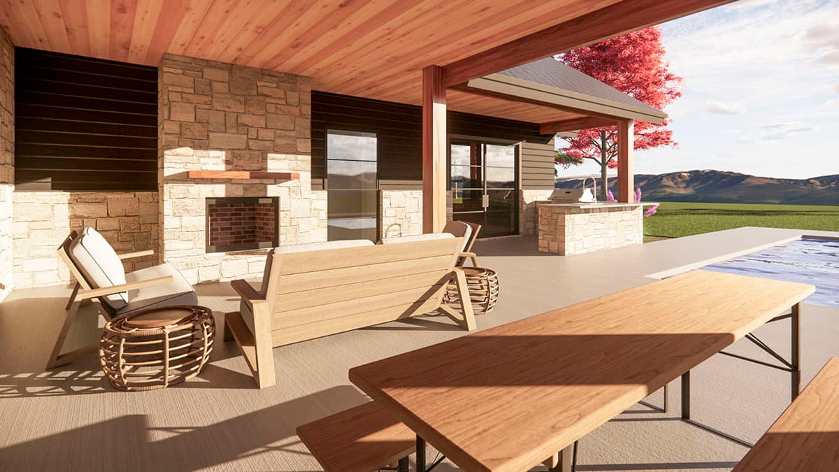 Plan 818030JSS: New American Ranch Plan with Private Primary Suite - 3564 Sq Ft - Image #35 - Cottage, Country, Craftsman, European, New American, Ranch, Transitional