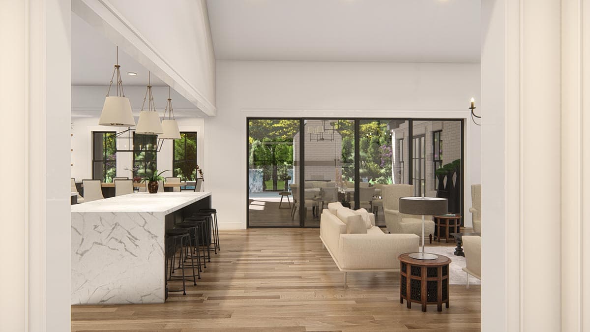 Plan 25428TF: Expanded One-Level New American Craftsman House Plan with Home Office and Game Room - Image #15 - Craftsman, Modern Farmhouse, New American