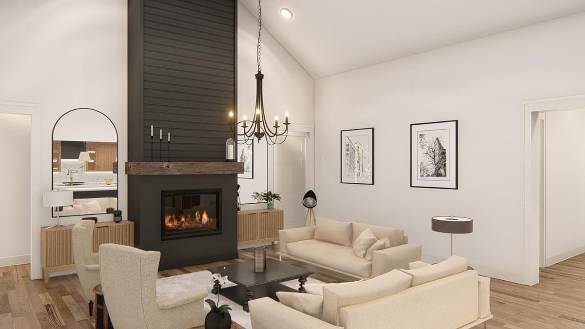 Plan 25428TF: Expanded One-Level New American Craftsman House Plan with Home Office and Game Room - Image #19 - Craftsman, Modern Farmhouse, New American