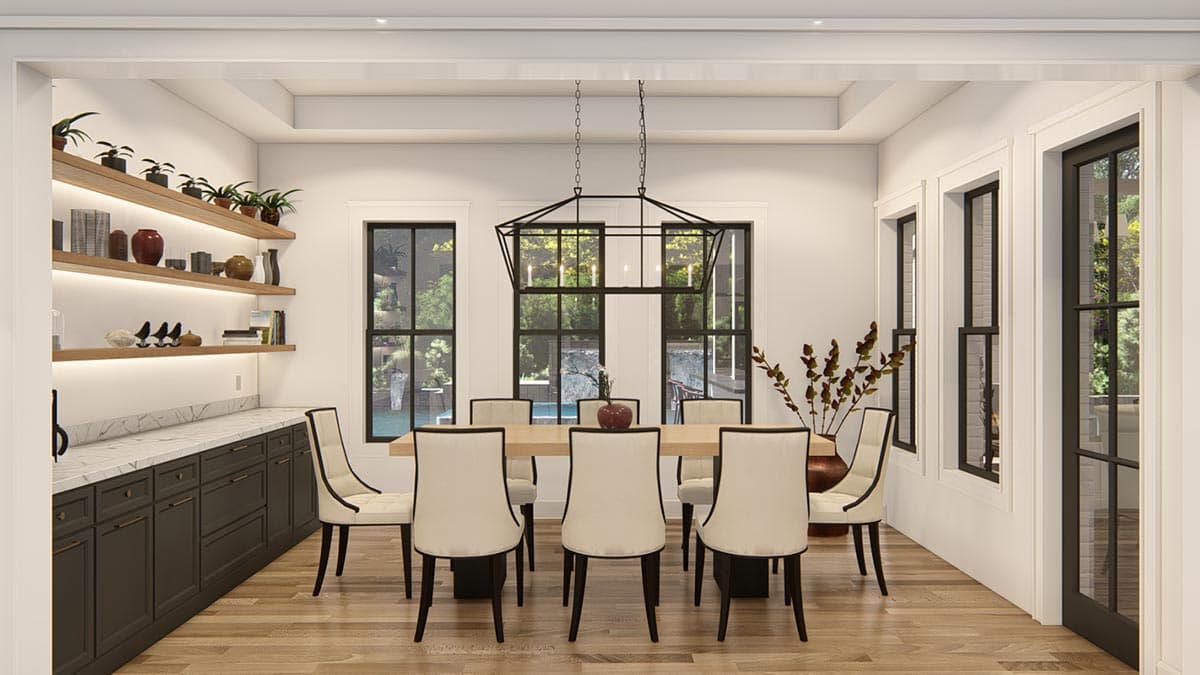 Plan 25428TF: Expanded One-Level New American Craftsman House Plan with Home Office and Game Room - Image #23 - Craftsman, Modern Farmhouse, New American