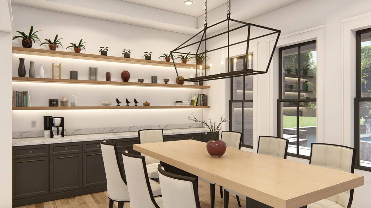 Plan 25428TF: Expanded One-Level New American Craftsman House Plan with Home Office and Game Room - Image #24 - Craftsman, Modern Farmhouse, New American