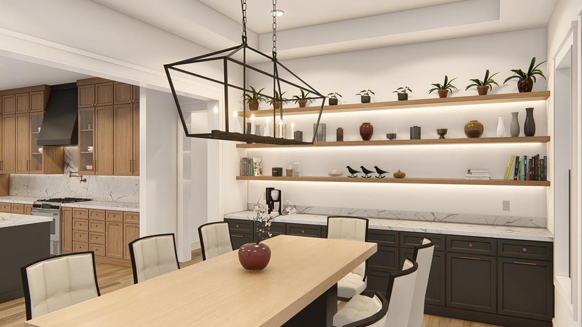 Plan 25428TF: Expanded One-Level New American Craftsman House Plan with Home Office and Game Room - Image #25 - Craftsman, Modern Farmhouse, New American