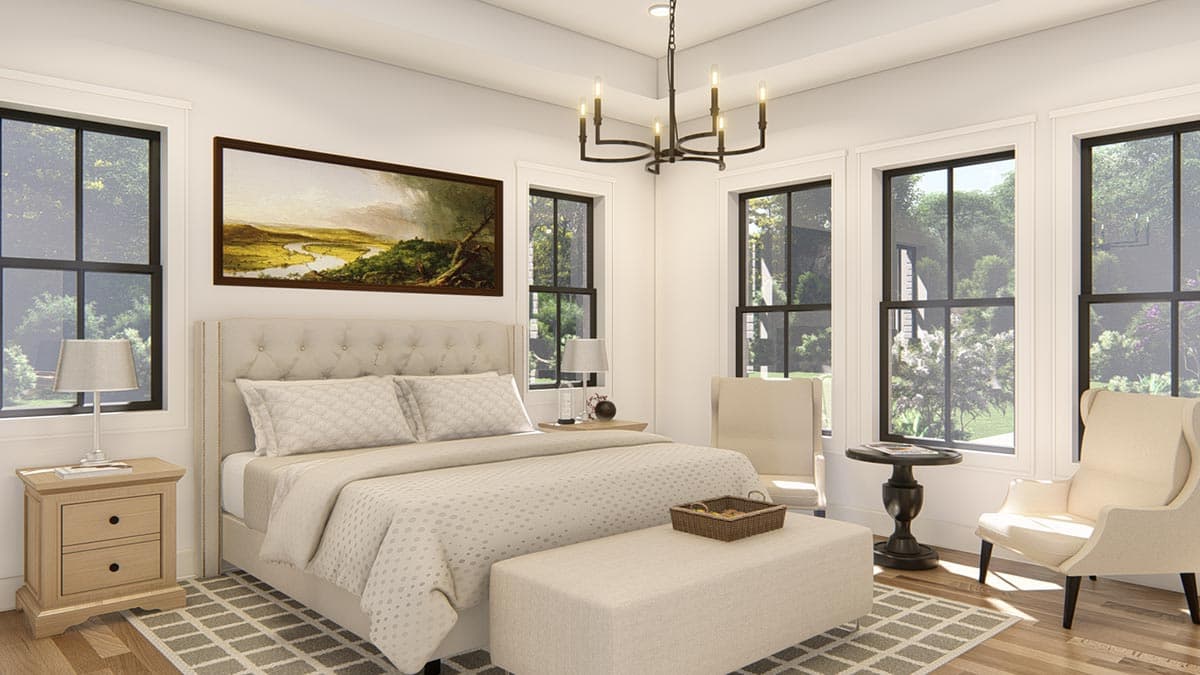 Plan 25428TF: Expanded One-Level New American Craftsman House Plan with Home Office and Game Room - Image #28 - Craftsman, Modern Farmhouse, New American